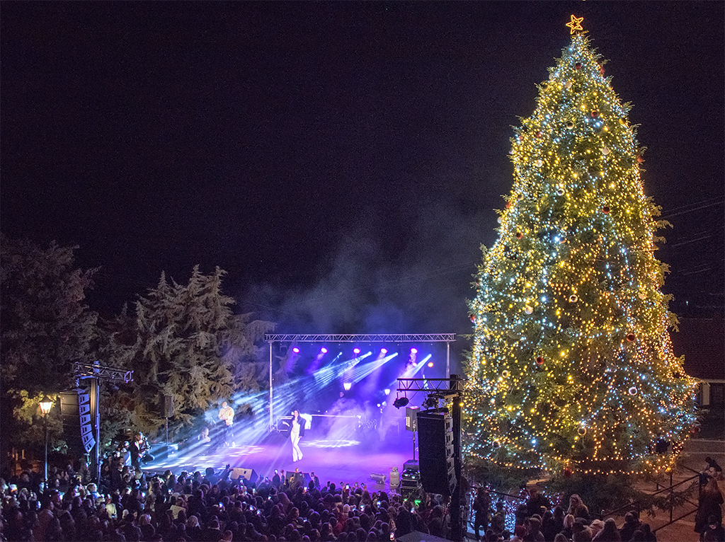 Γεμάτη λάμψη, μουσική και μαγεία η φωταγώγηση του Χριστουγεννιάτικου Δέντρου στη Σιάτιστα
